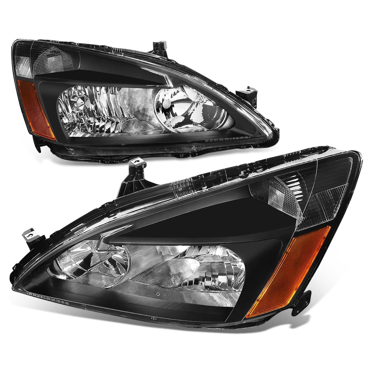 Black Housing Amber Corner Headlights Assembly W997