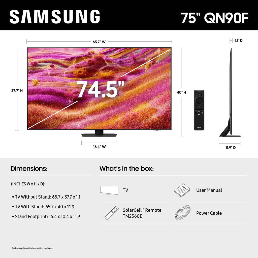 75-Inch 4K Mini LED Smart TV U53045