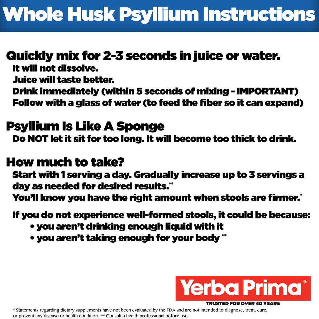 12 Ounce Psyllium Husk Fiber Supplement I493484