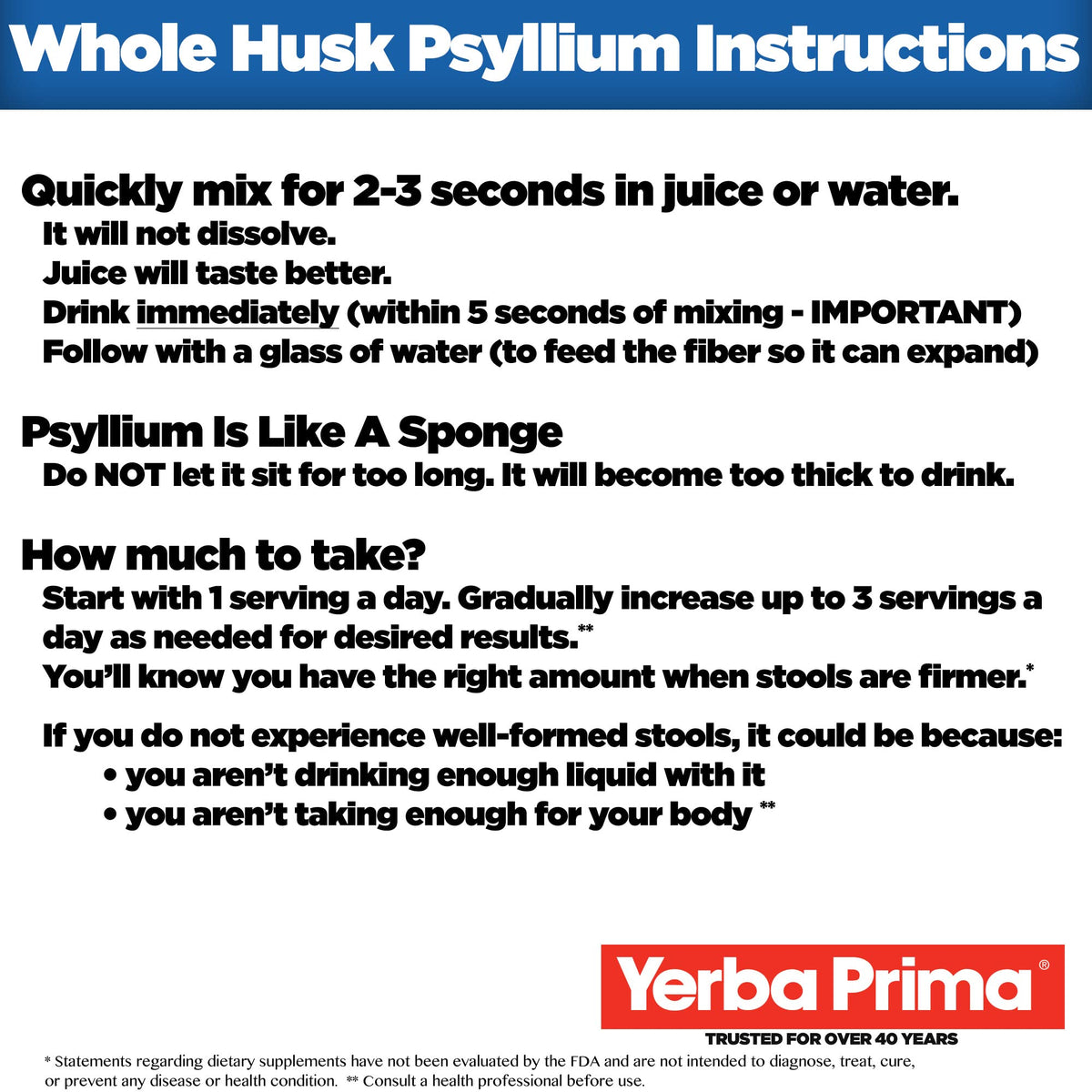 12 Ounce Psyllium Husk Fiber Supplement I493484
