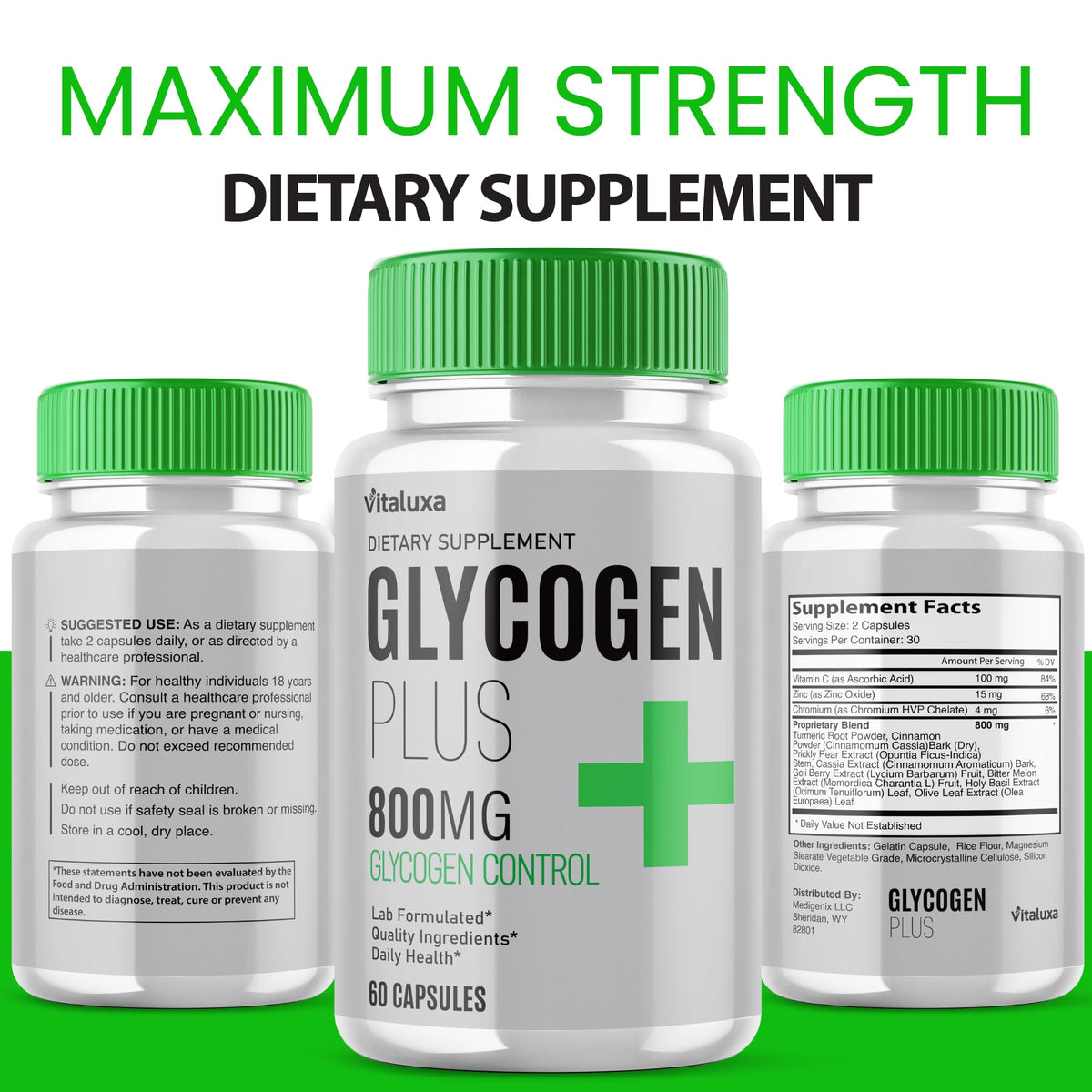 800mg Vitamin Supplement 300 Capsules C60512