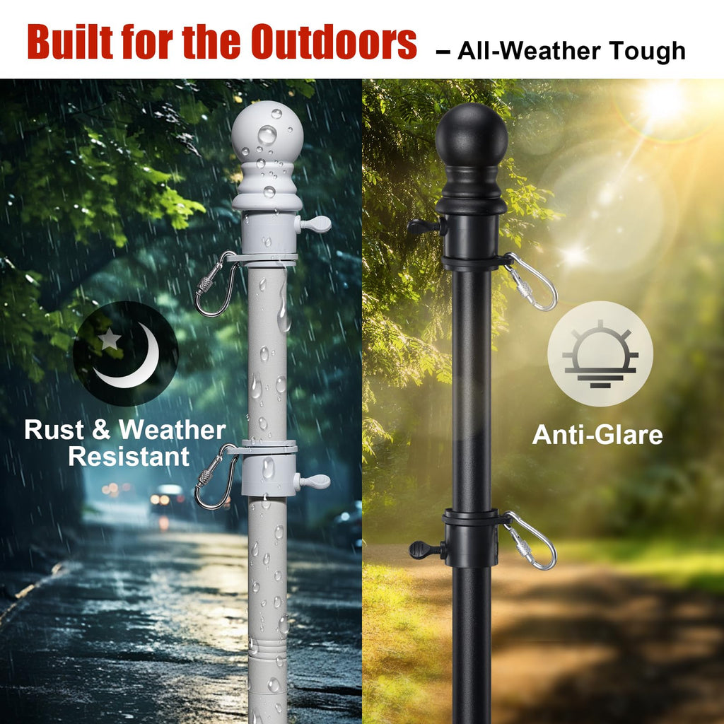 5ft Heavy Duty Stainless Steel Flag Pole Z884