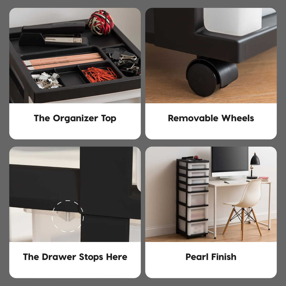 7 Drawer Rolling Storage Cart C443298