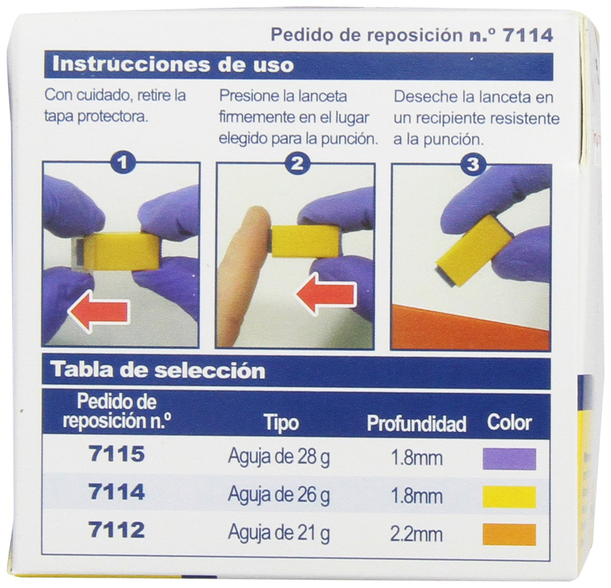 26 Gauge Sterile Safety Lancets 100 Count D9723