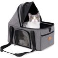 Top-Expandable Cat Carrier with Semi-Open Canopy Z5637