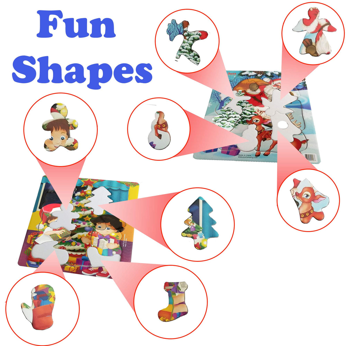 Preschool Jigsaw Puzzles Set of 2 X452