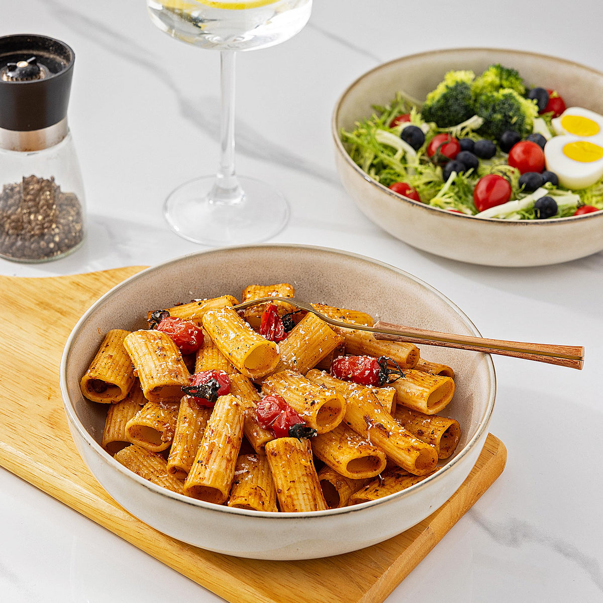 8.75'' 38oz Ceramic Pasta Bowls Set of 4 I245