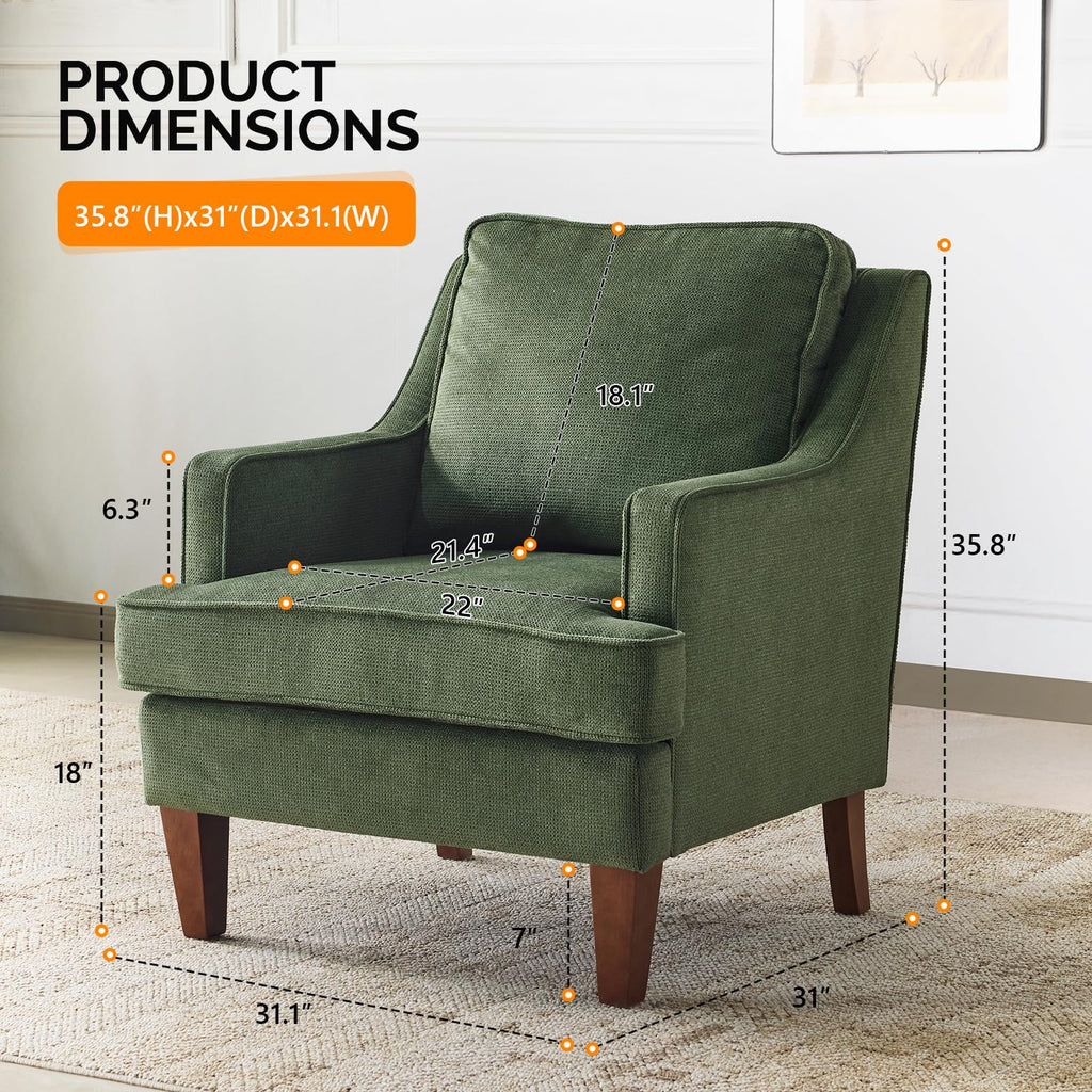 High Back Accent Chairs Set of 2 E359685